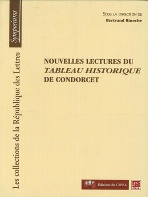 cover image of Nouvelles lectures du tableau historique de condorcet